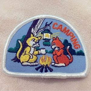 Camping kitties patch